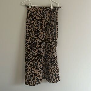 New Look, leopard wrap skirt